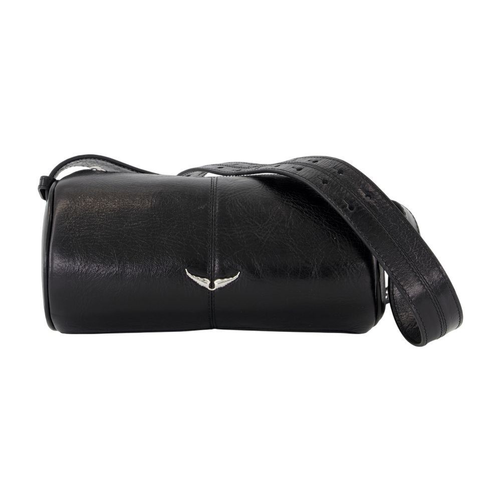 Zadig & Voltaire Le Doudou Crossbody Bag — Black Calfskin