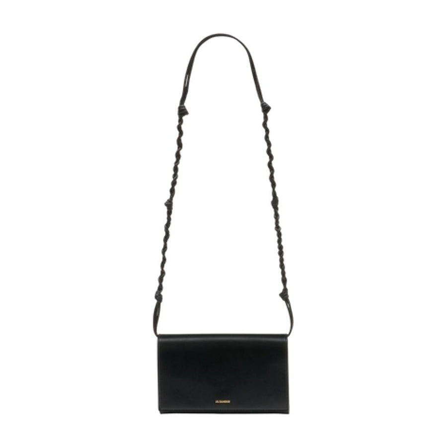 Jil Sander Tangle Wallet — Black Calfskin