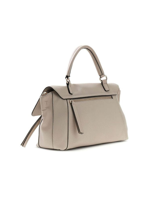 Guess Devon Top Handle Bag — Beige Polyurethane