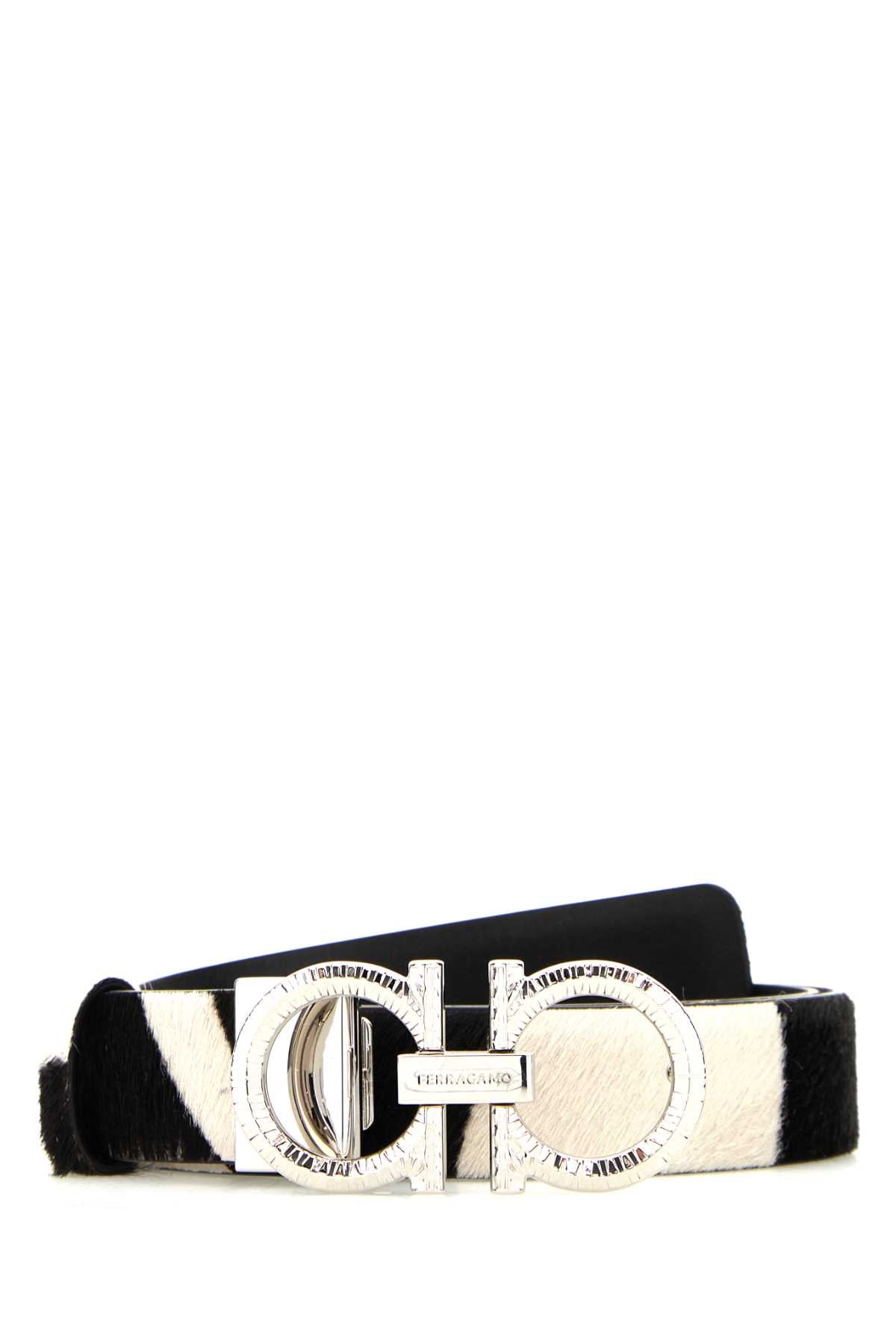 Ferragamo Bianconero Belt — Multicolor