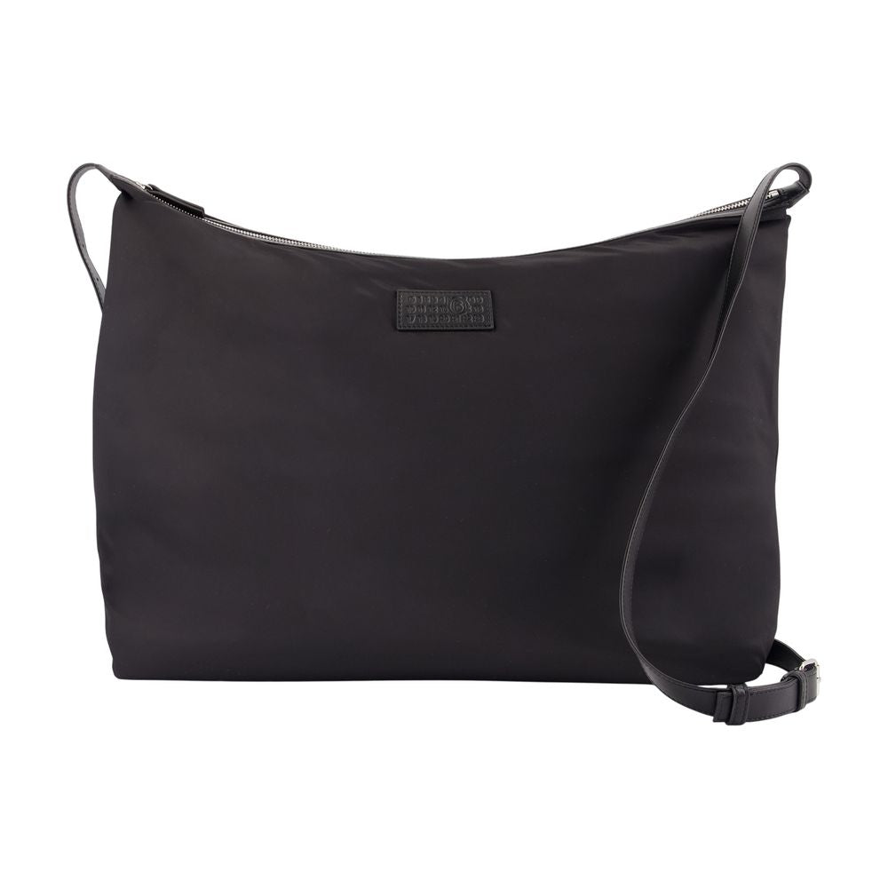 Mm6 Maison Margiela Big Crossbody Bag — Black Synthetic