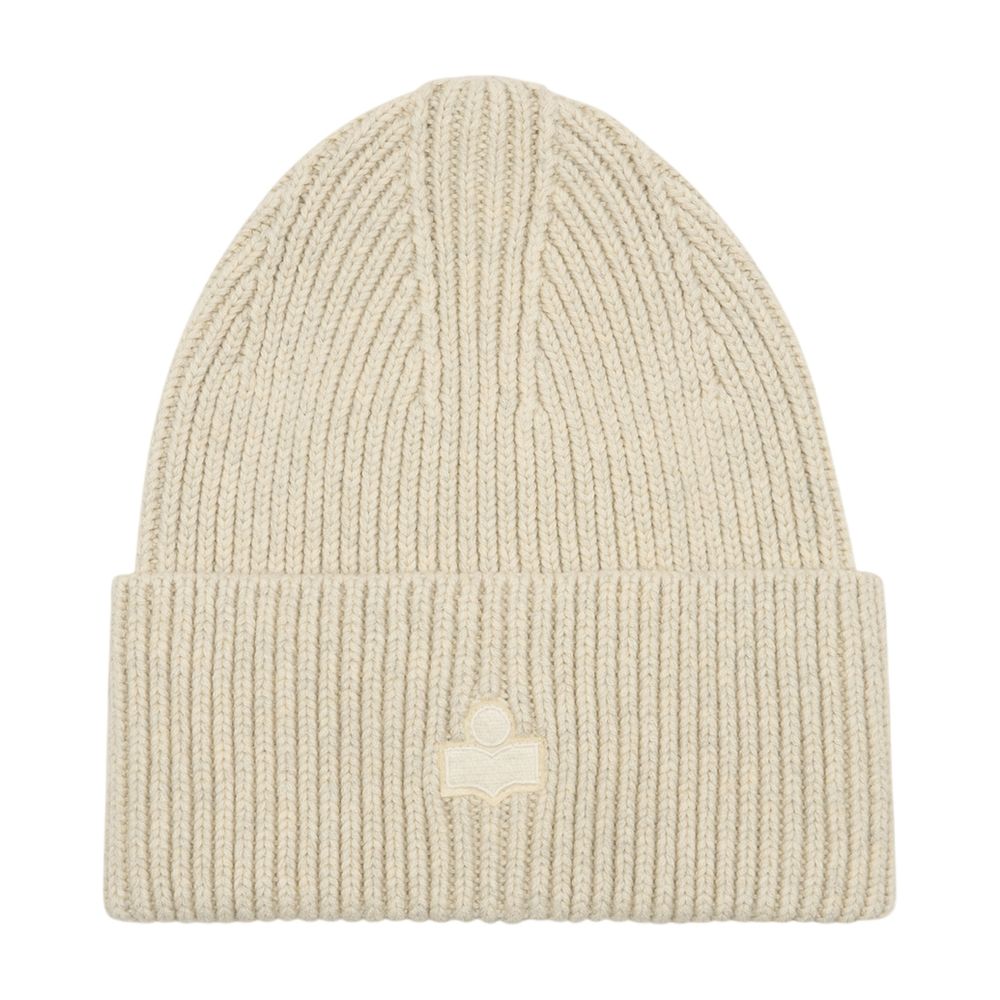 Isabel Marant Be037mfb-D1d02a-02ly Beanie — Gray Cotton Beanies