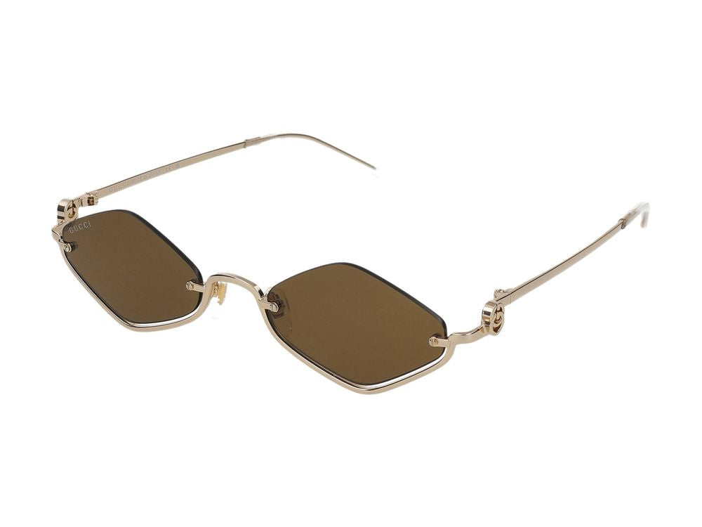 Gucci Gg1604s Sunglasses — Gold Metal