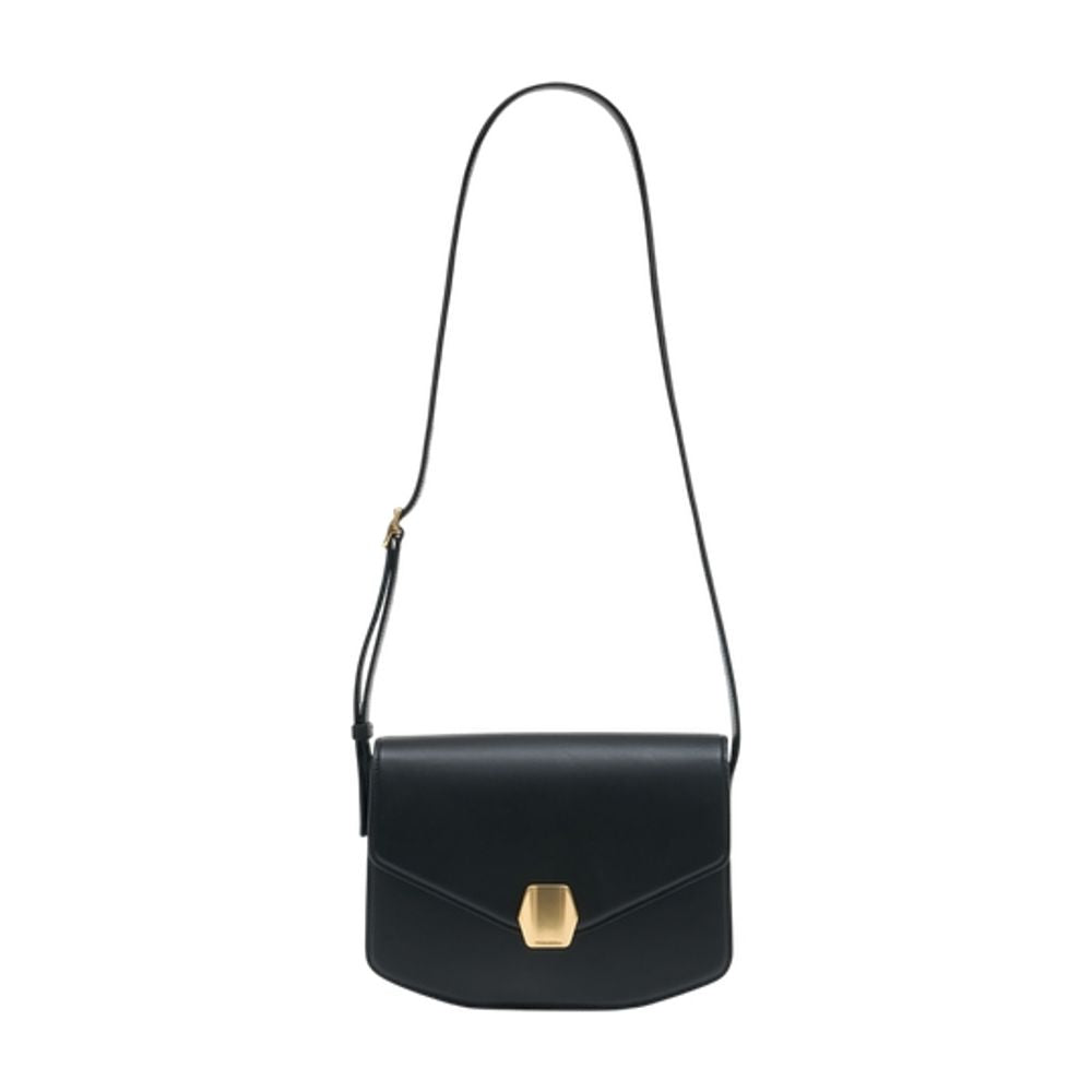 Officine Générale Crossbody Bag — Black Cowhide