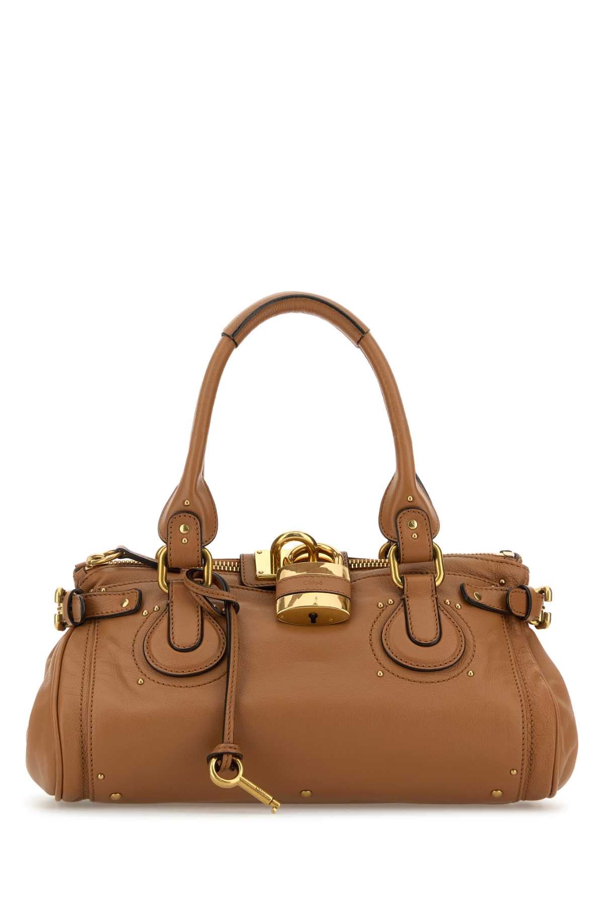 Chloé Paddington Shoulder Bag — Brown