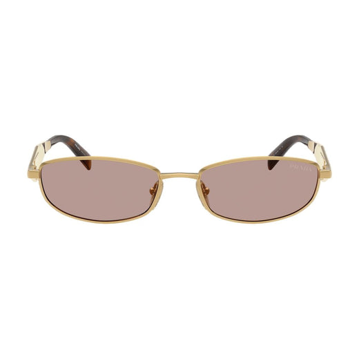 Prada 0prd51s-5ak20i55 Gold Metal Acetate Sunglasses —
