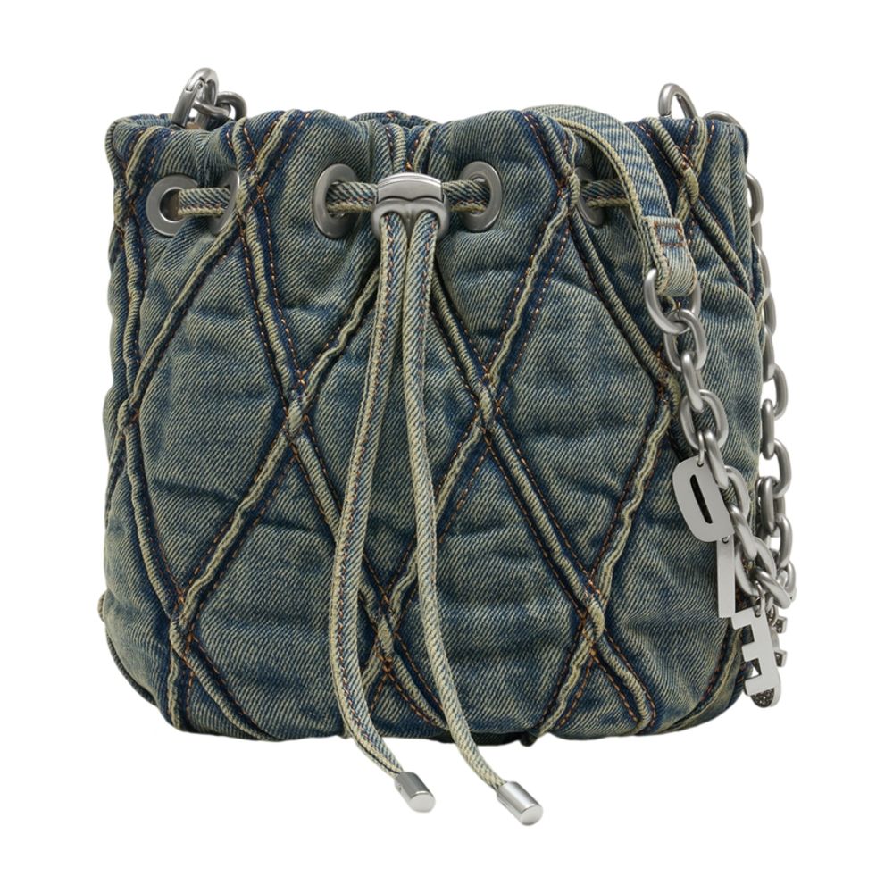 Diesel Shoulder Bag — Blue Cotton