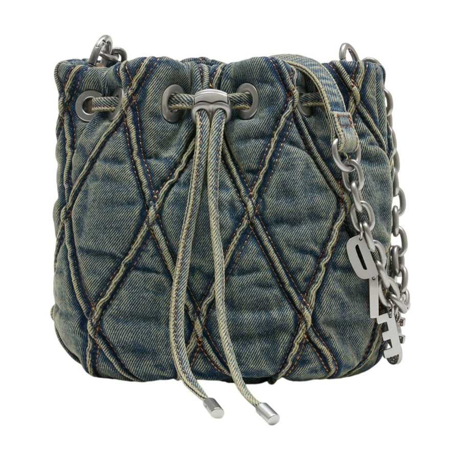Diesel Shoulder Bag — Blue Cotton