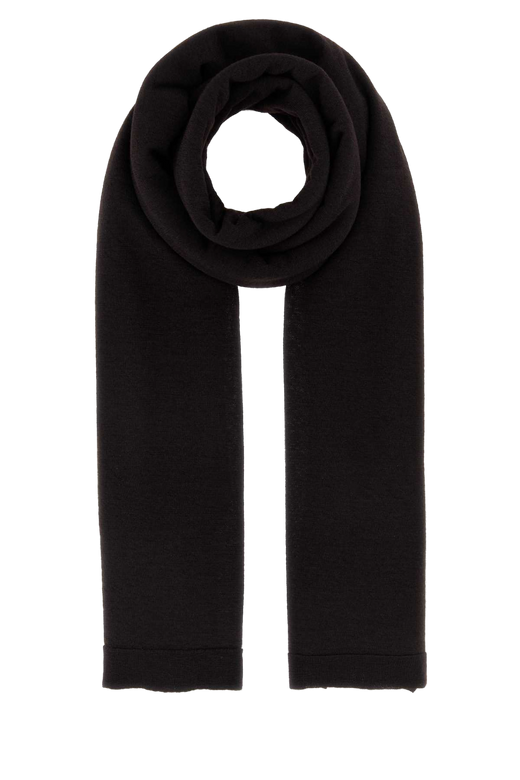 The Row Arif Scarf — Brown Exterior: Cashmere Silk Scarfs