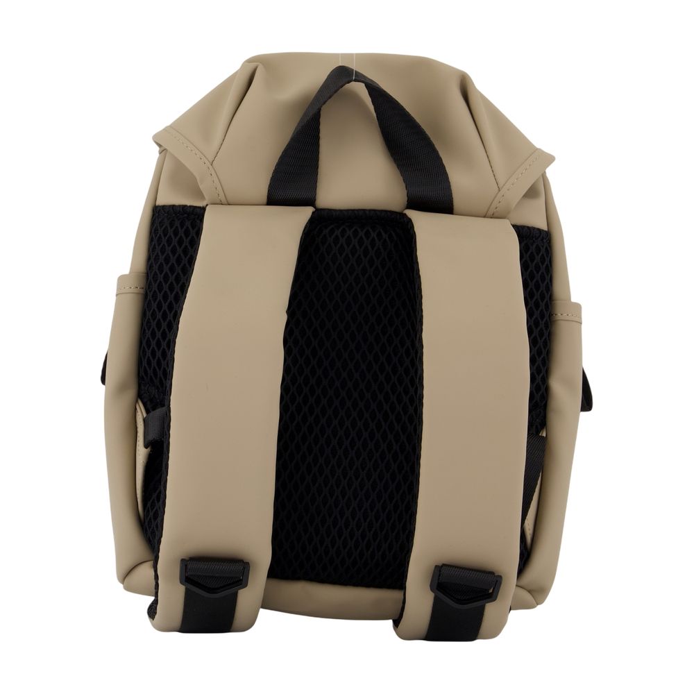 Rains Backpack — Beige Synthetic