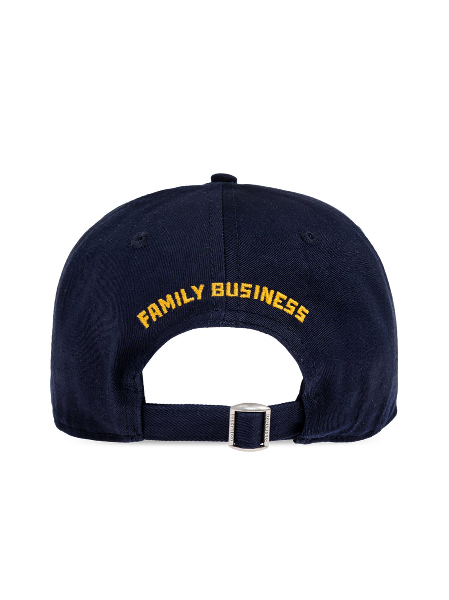 Dsquared2 Bcm093205c00001m1386 Baseball Cap — Navy Cotton Caps