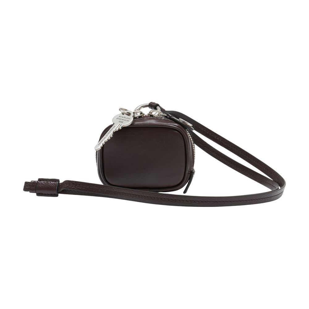 Acne Studios Camero Shoulder Bag — Brown Calfskin