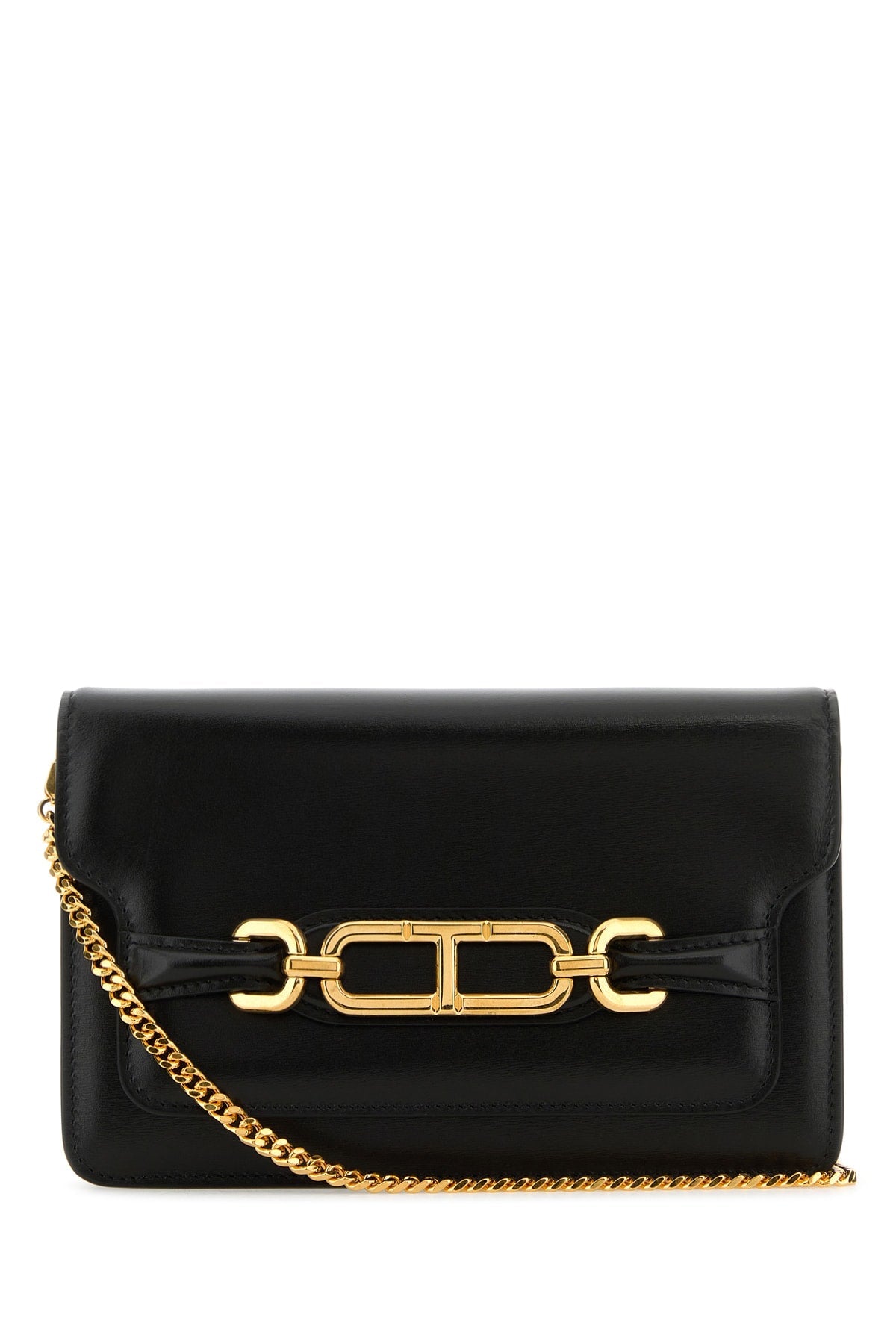 Tom Ford Chain Strap Shoulder Bag — Black