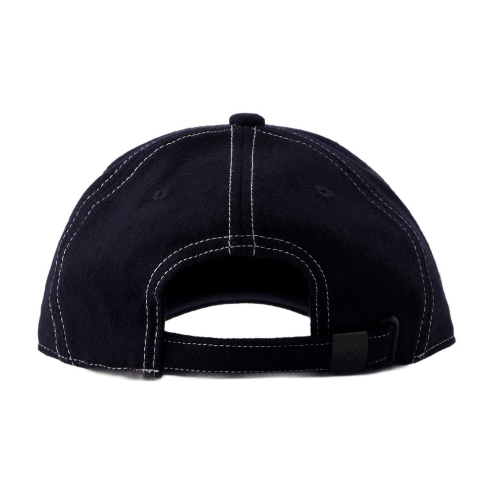 A Cold Wall Acwua185 Diamond-Quilted Cotton Baseball Cap — Navy Caps