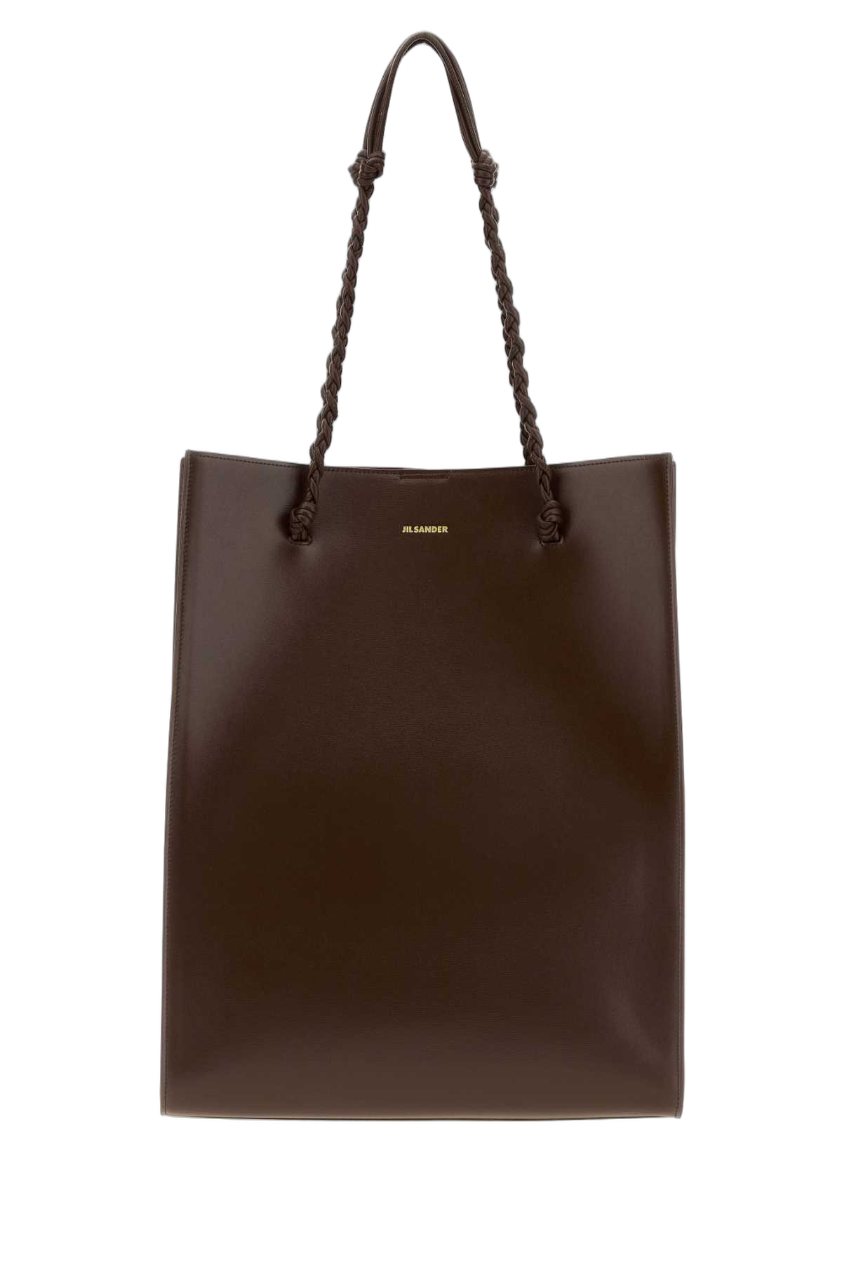 Jil Sander Leather Tote Bag — Brown