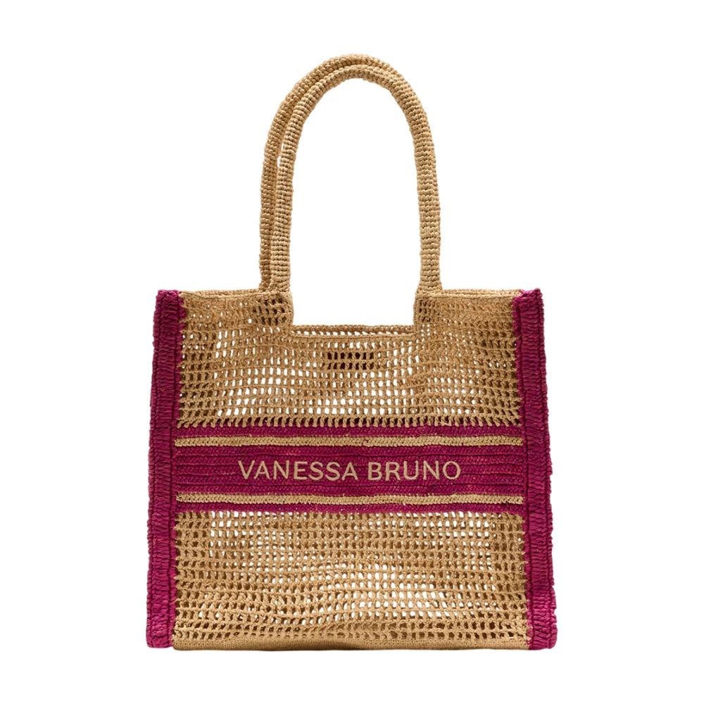 Vanessa Bruno Panier Gm Shoulder Bag — Multicolor Raffia