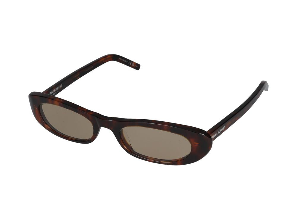 Saint Laurent Sl Sunglasses — Tortoiseshell Brown Acetate