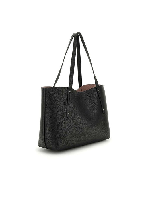 Guess Brenton Tote Bag — Black Polyurethane