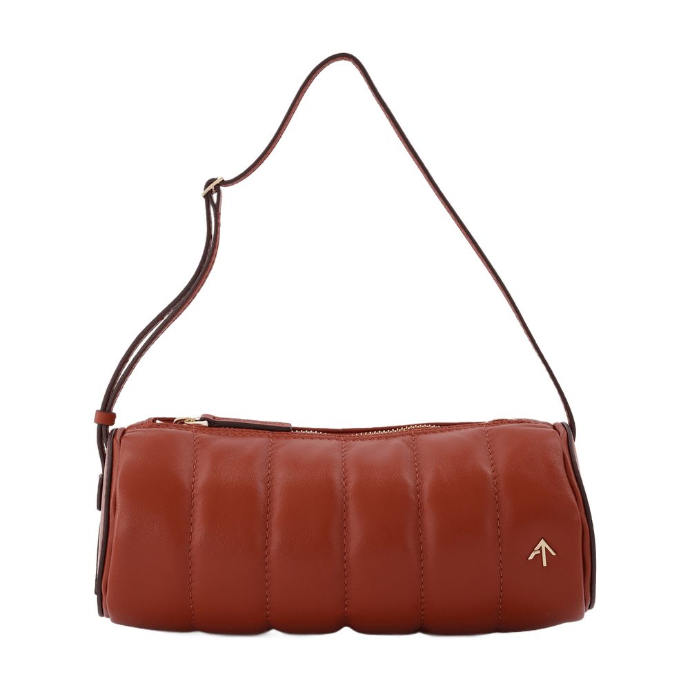 Manu Atelier Shoulder Bag — Red Leather