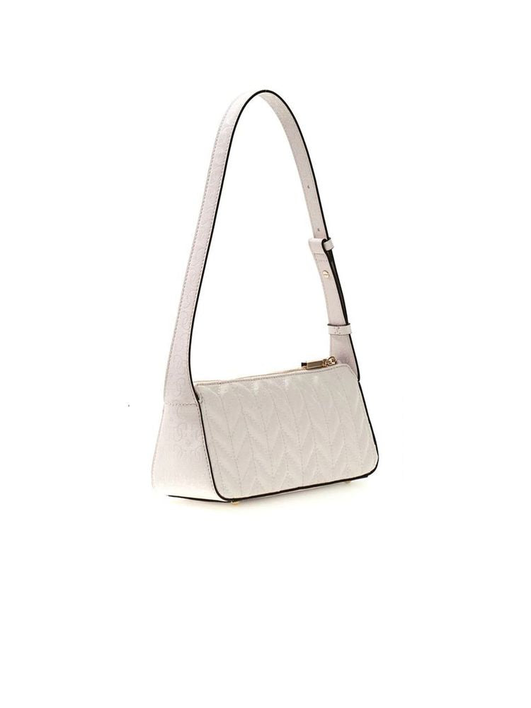Guess Shoulder Bag — White Polyurethane