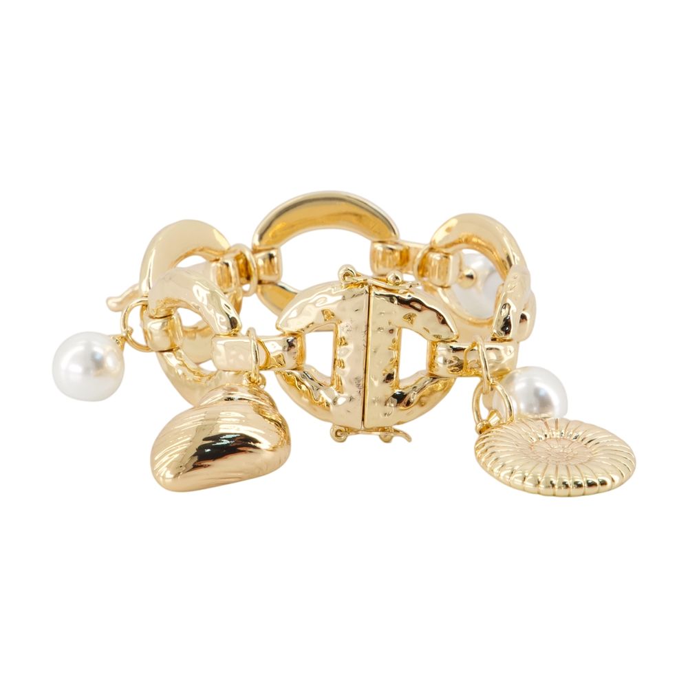 Self-Portrait Charm Bracelet — Gold Metal Bracelets