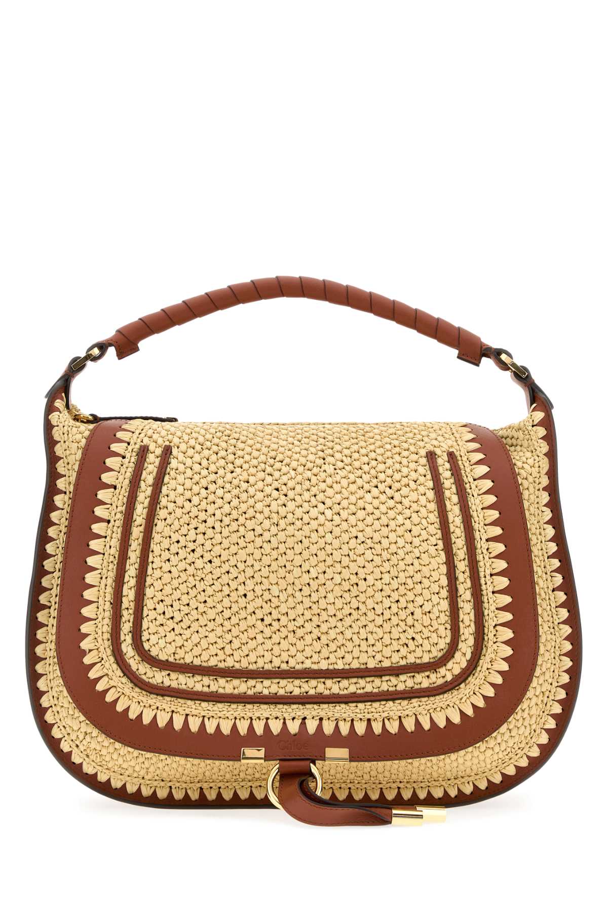 Chloé Marcie Shoulder Bag — Brown