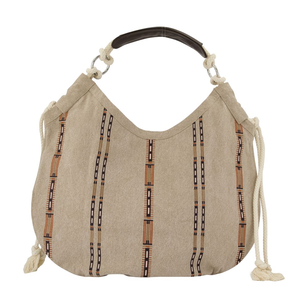 Isabel Marant Byron Shoulder Bag — Beige Cotton