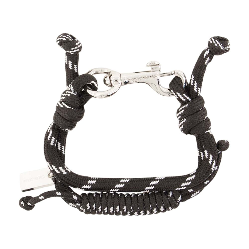 Balenciaga Malibu Cord Bracelet — Black Metal Bracelets