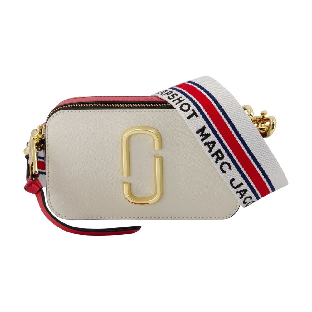 Marc Jacobs The Snapshot Crossbody Bag — White Cowhide