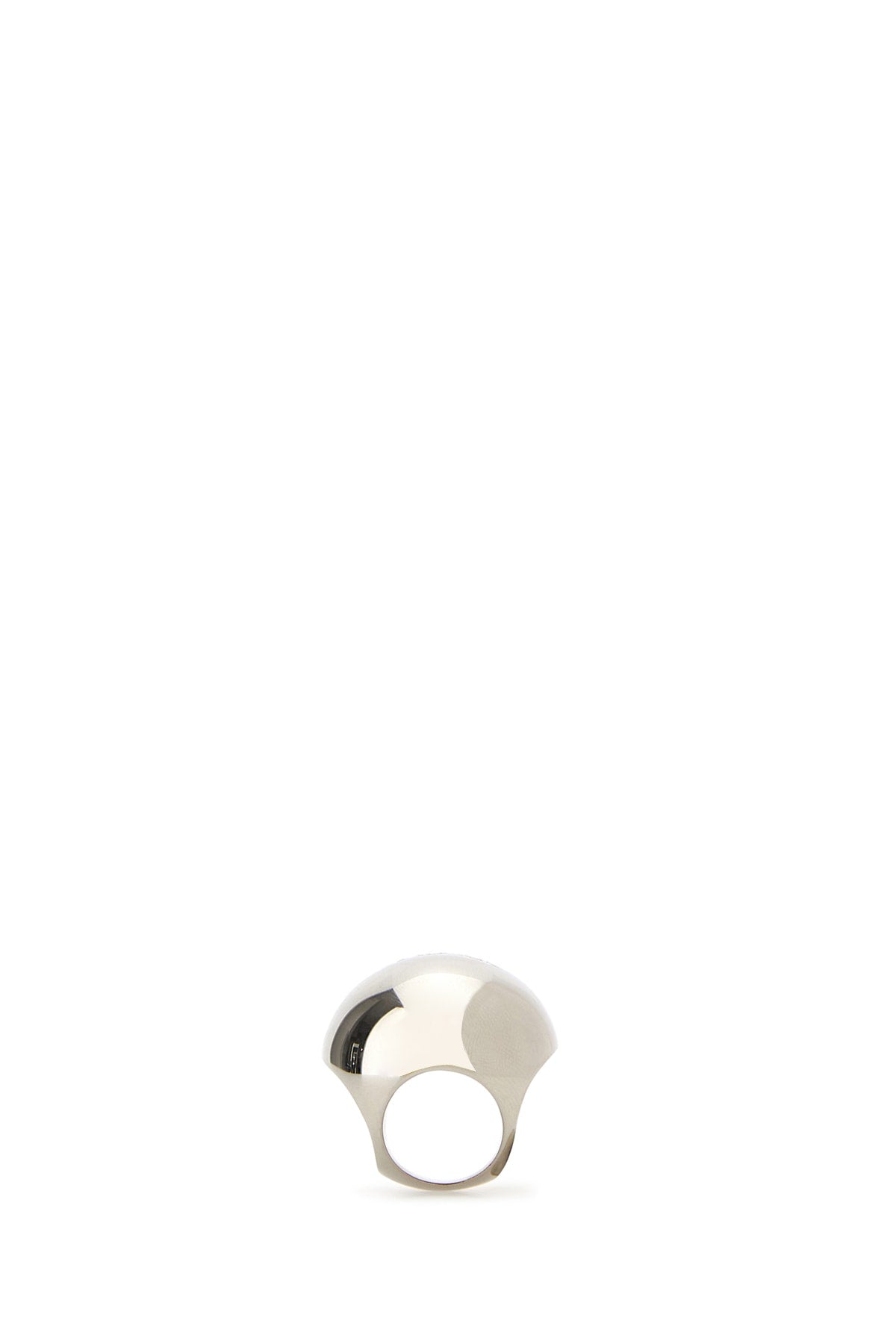 Versace Sculptural White Ring — Rings