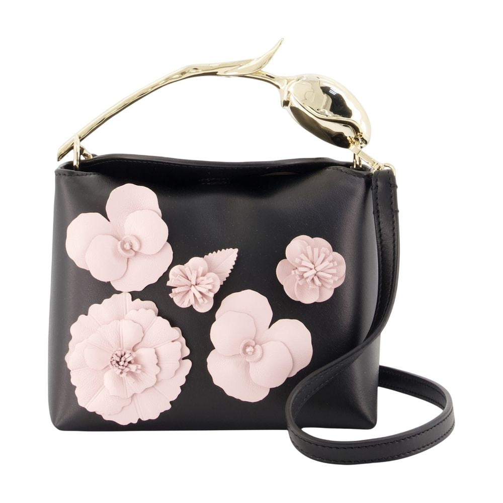 Erdem Top Handle Bag — Black Goatskin