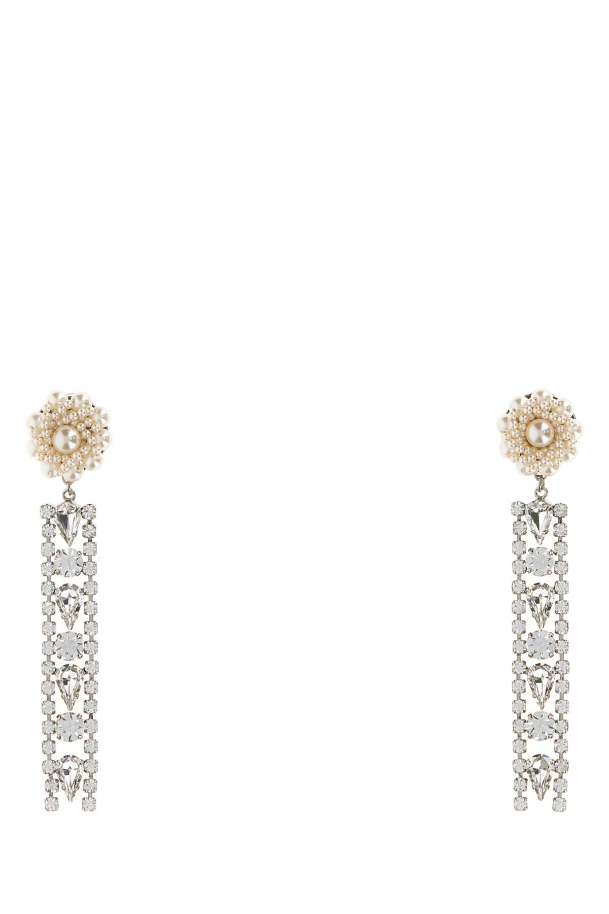 Alessandra Rich Earrings — Silver