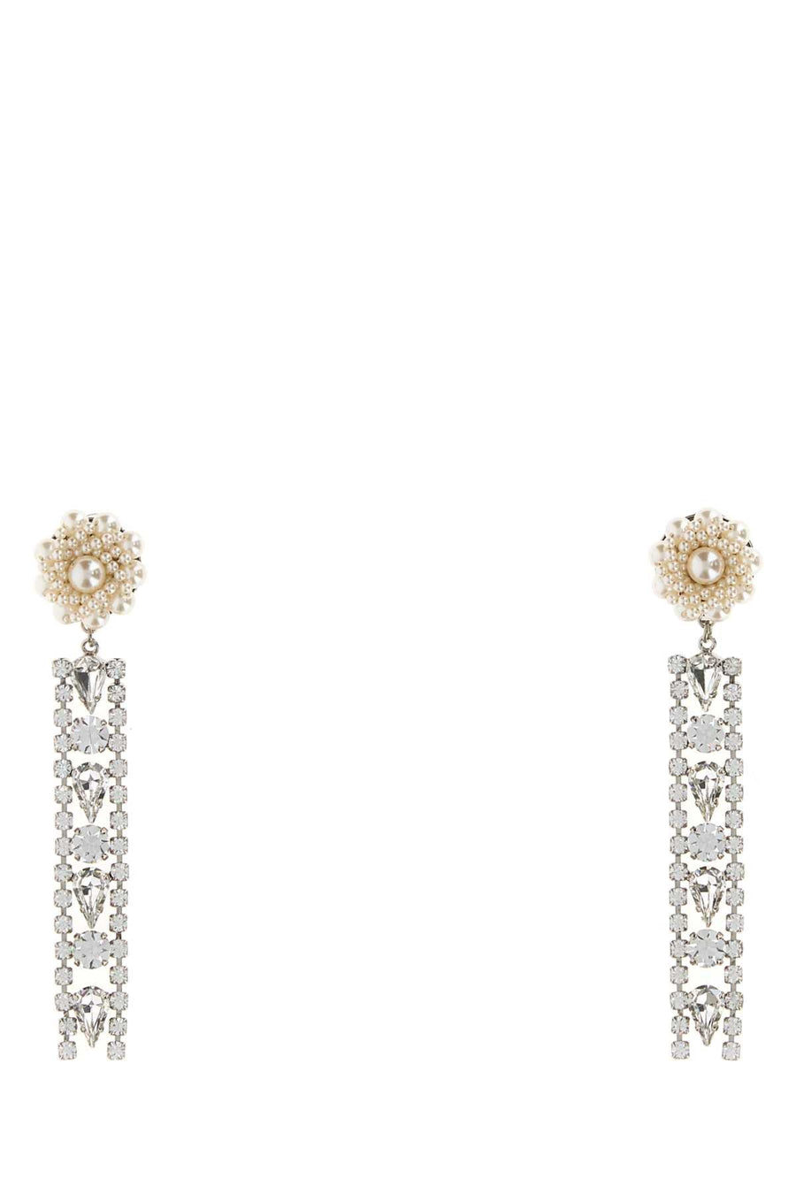 Alessandra Rich Earrings — Silver