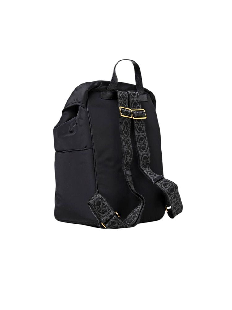 Coccinelle Campus Puffy Backpack — Black Polyester