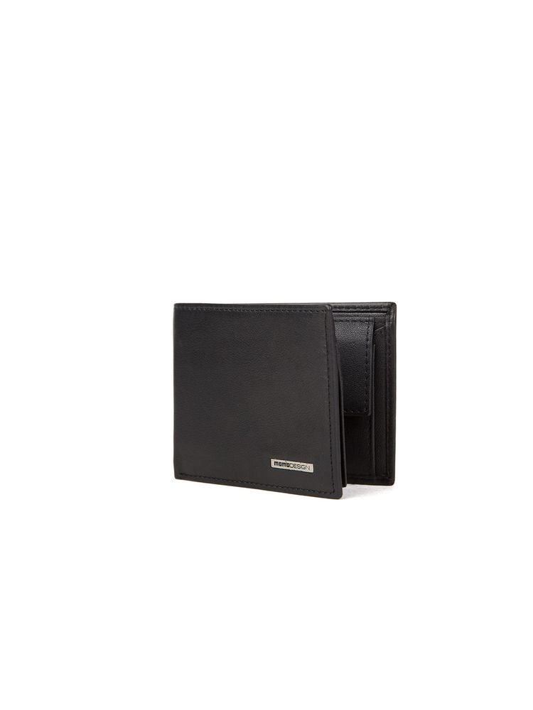 Momo Design Leather Wallet — Black
