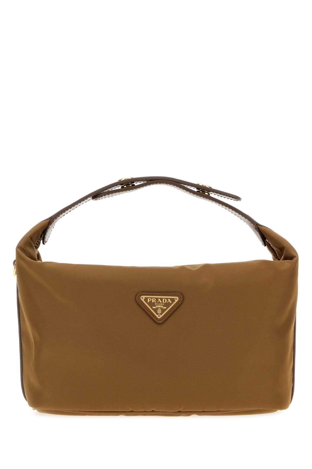 Prada Chérie Shoulder Bag — Camel