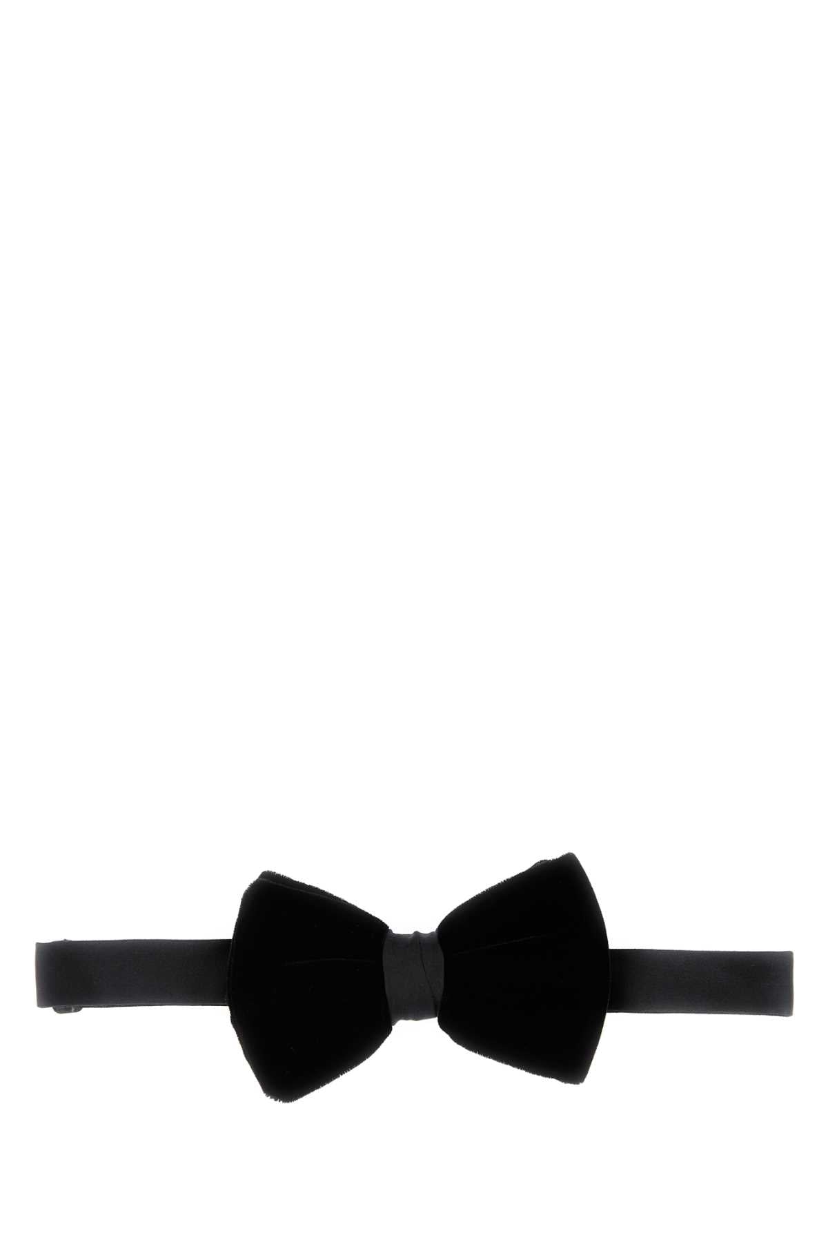 Giorgio Armani Velvet Bow Tie — Black Ties