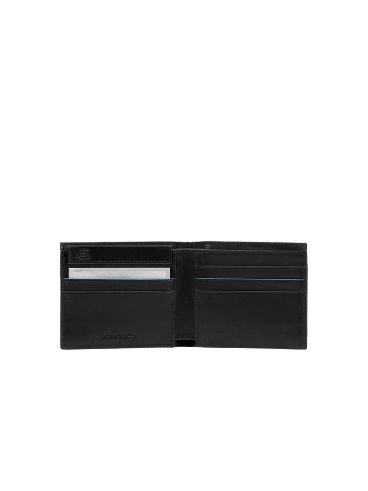 Piquadro B2 Revamp Wallet — Black Leather