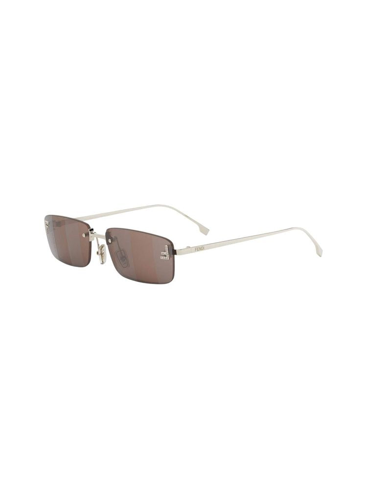 Fendi Fe4172us Brown Lens Acetate Sunglasses — Gold