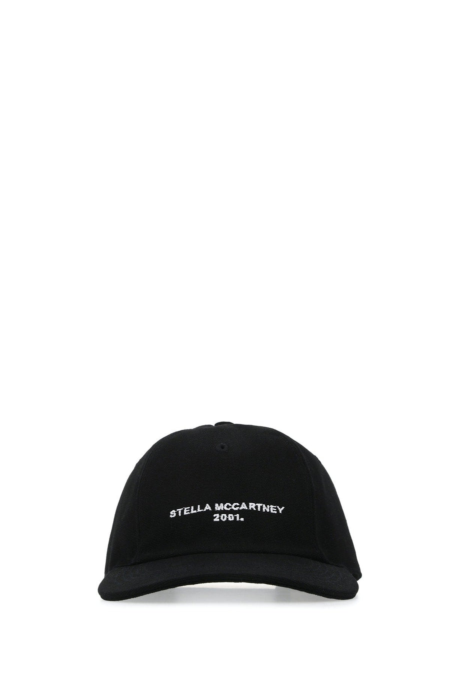Stella Mccartney 570194wp0023 Logo-Embroidered Baseball Cap — Black Cotton Caps
