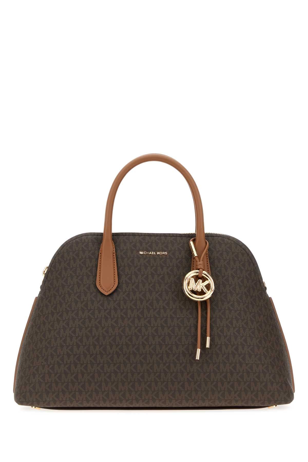 Michael By Kors Dome Shoulder Bag — Brown