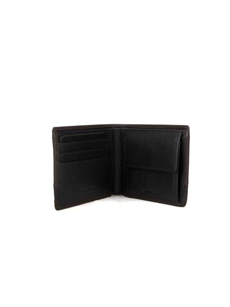 Momo Design Bifold Leather Wallet — Coffee-Black Coffee/black Polyurethane