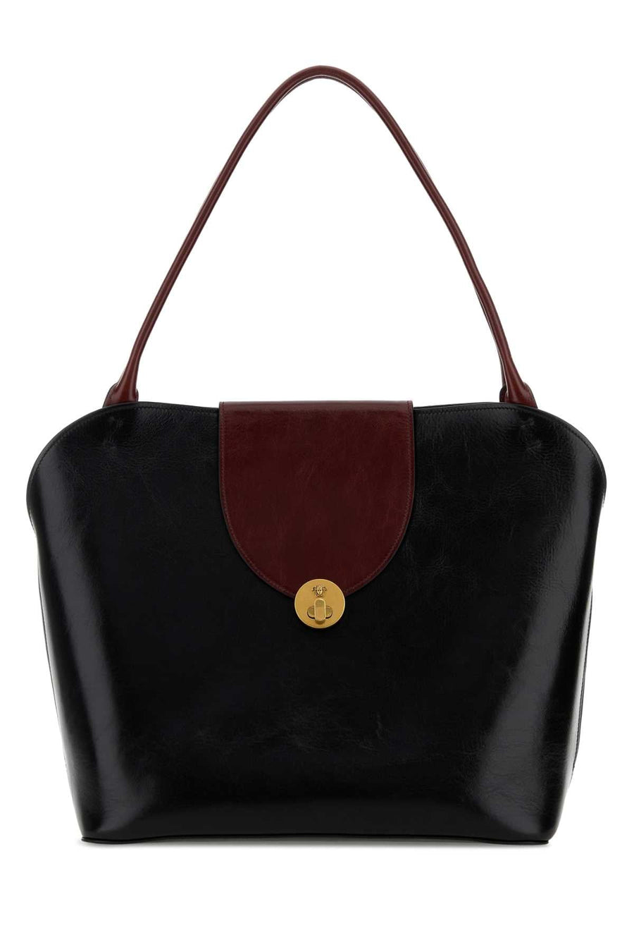 Versace Handle Shoulder Bag — Black