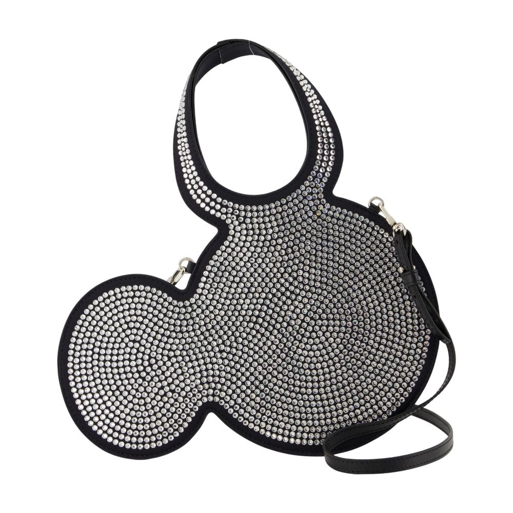 Coperni Disney Shoulder Bag — Black Silk
