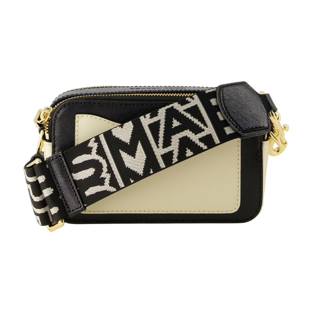 Marc Jacobs Snapshot Crossbody Bag — Black Cowhide