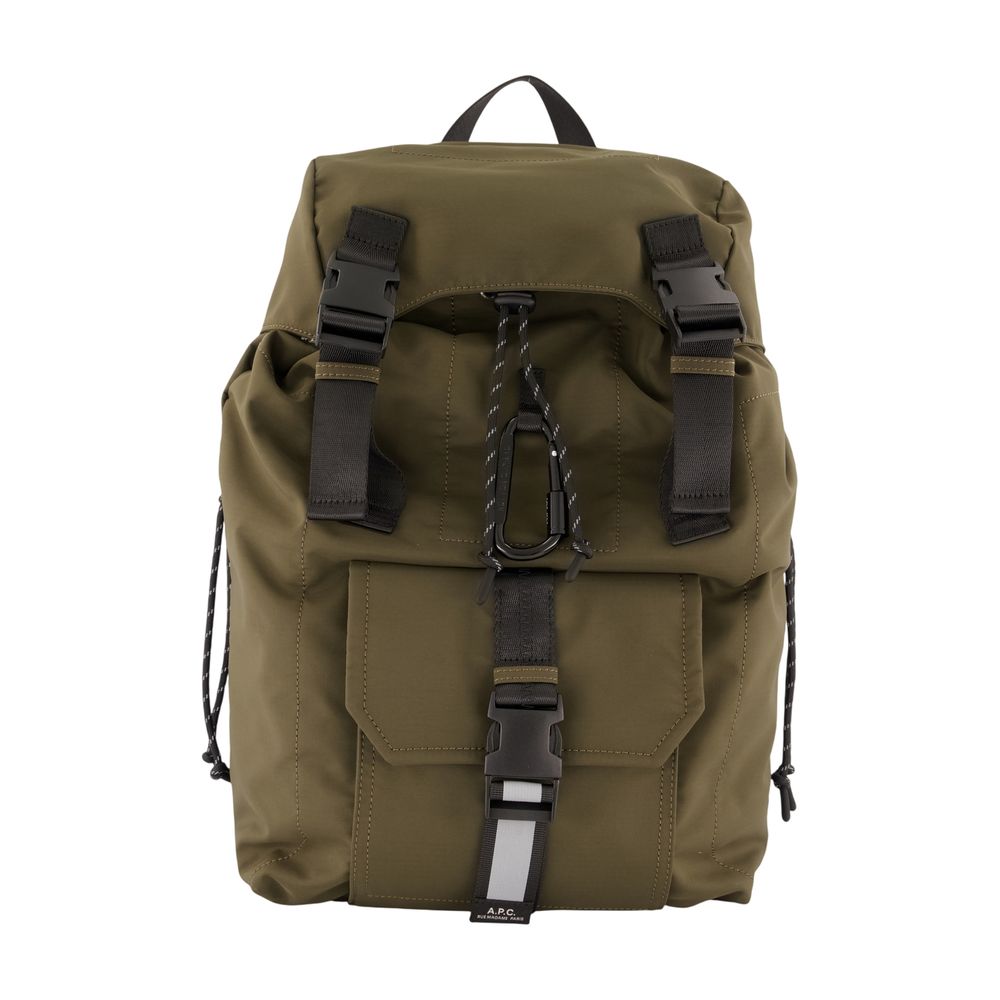 A.p.c. Trek 2.0 Backpack — Khaki Nylon