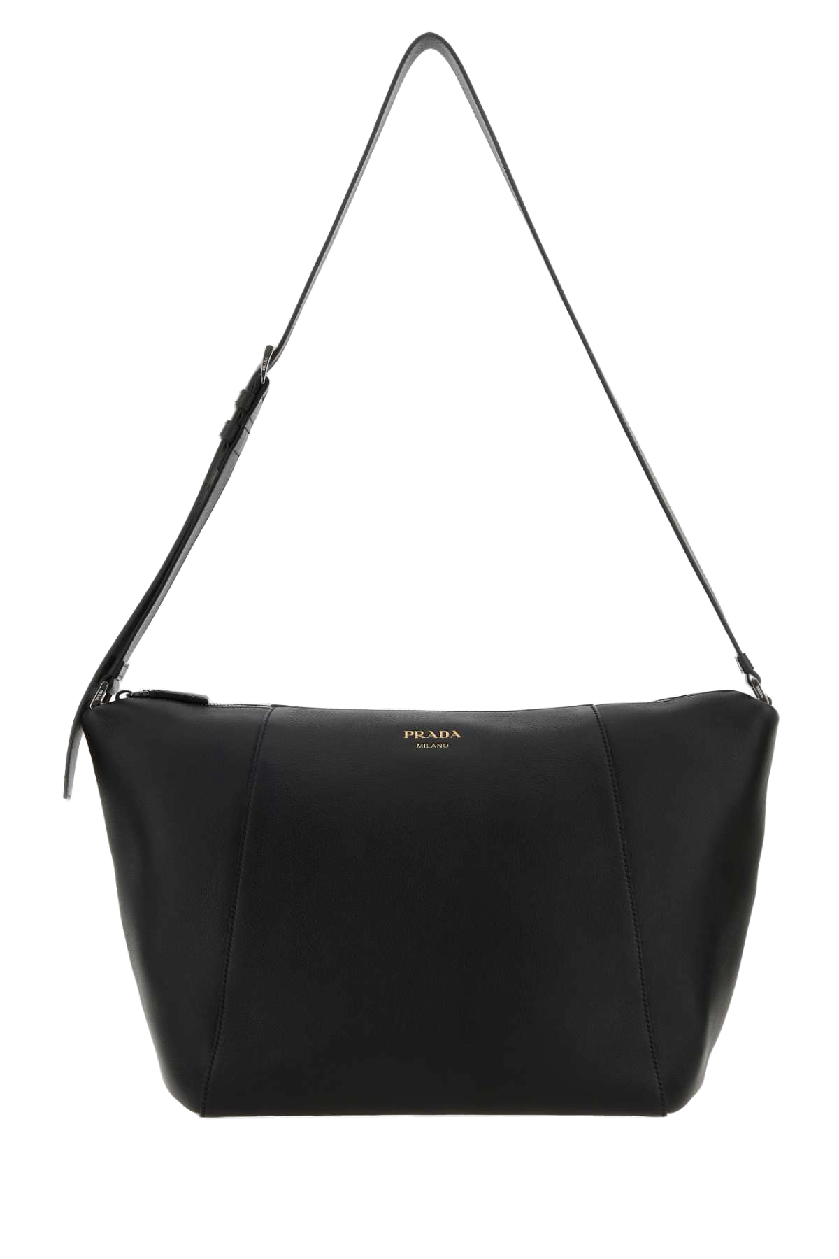 Prada Nappa Leather Crossbody Bag — Black