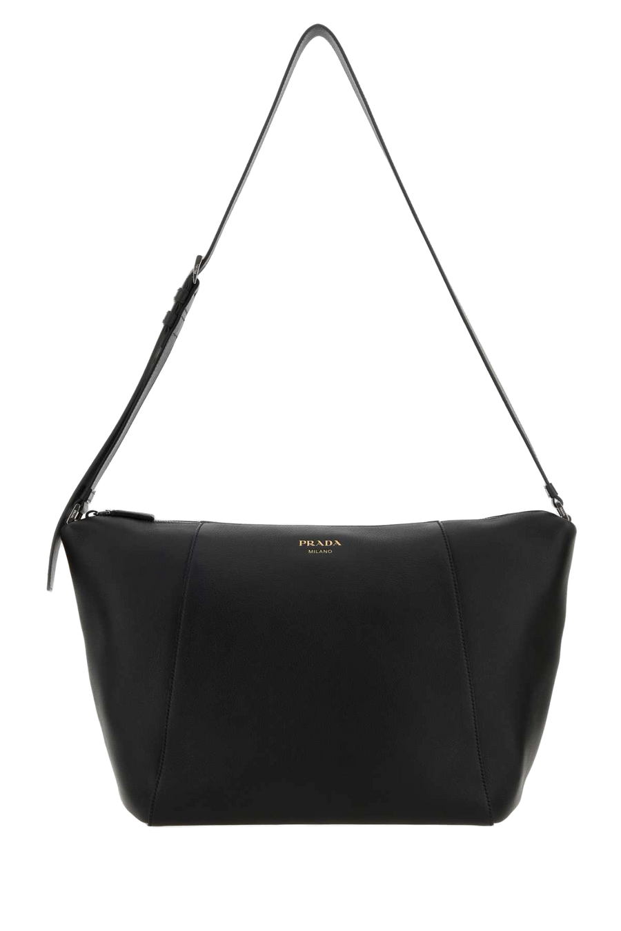 Prada Nappa Leather Crossbody Bag — Black