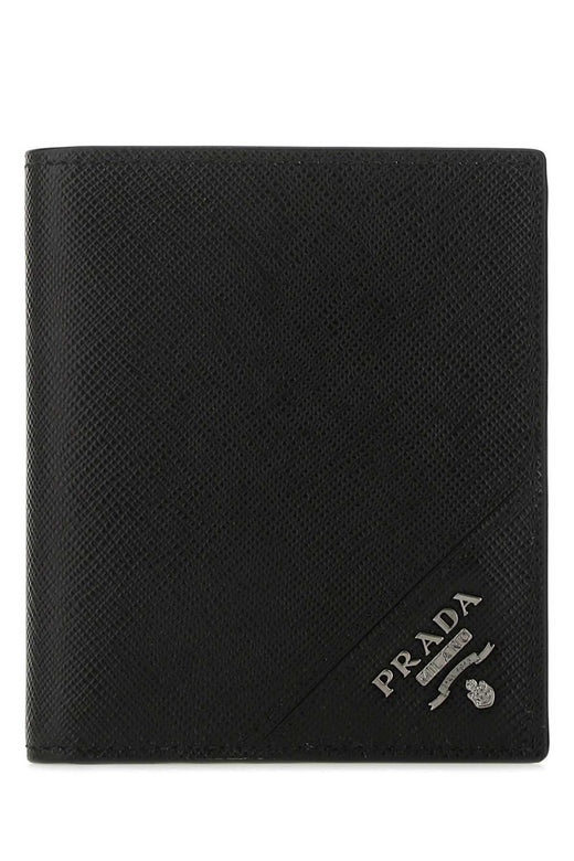 Prada Vitello Leather Wallet — Black