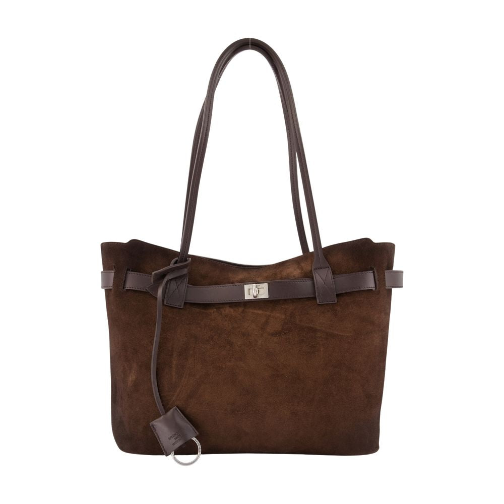 Balenciaga Tote Bag — Brown Calfskin